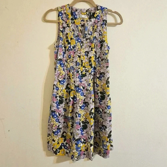 Sonoma Pintuck Floral Dress - Picture 1 of 6